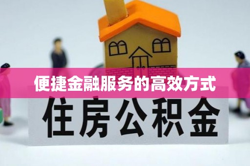 海南便捷金融服务的高效方式